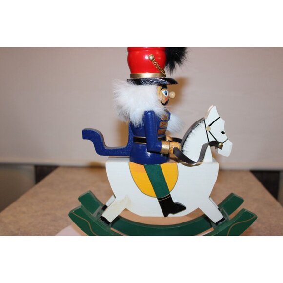 Nutcracker - Soldier on Rocking Horse - 12" - Picture 4 of 6